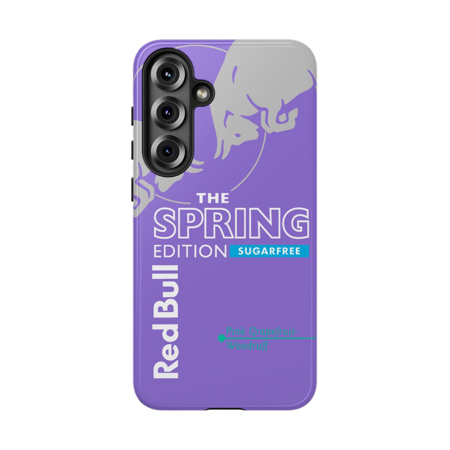 RedBull Purple Phone Case - Pink Grapefruit for Google Pixel and Samsung Cover