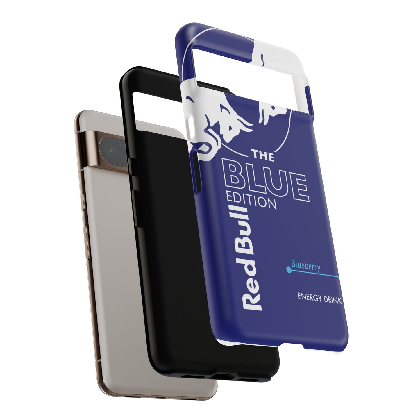 RedBull Blue Edition Blueberry Samsung Phone Cover & Google Pixel Phone Case