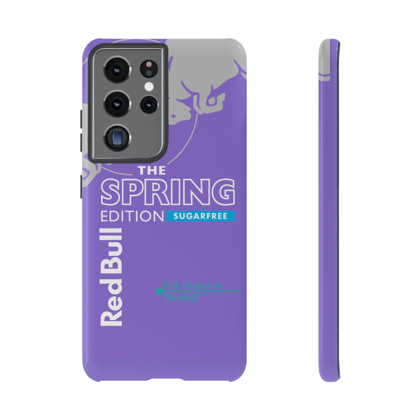 RedBull Purple Phone Case - Pink Grapefruit for Google Pixel and Samsung Cover