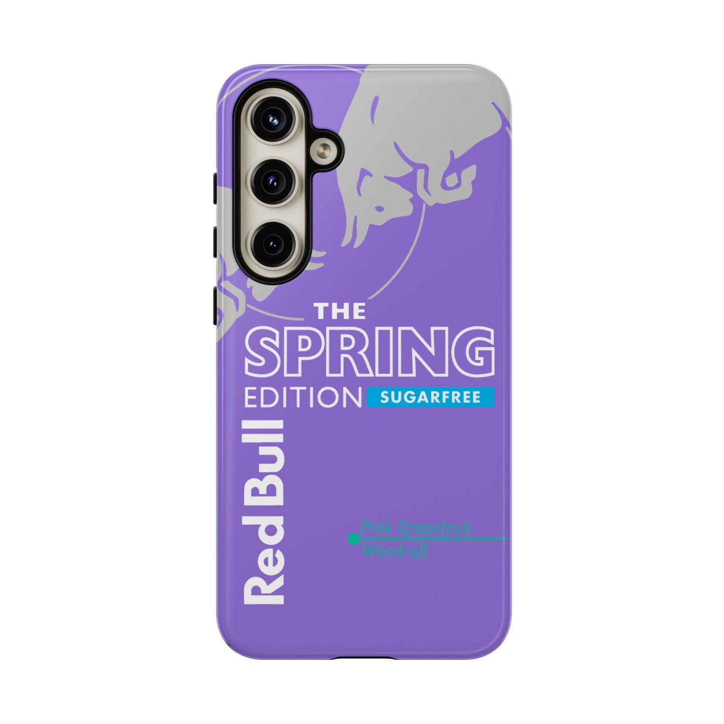 RedBull Purple Phone Case - Pink Grapefruit for Google Pixel and Samsung Cover