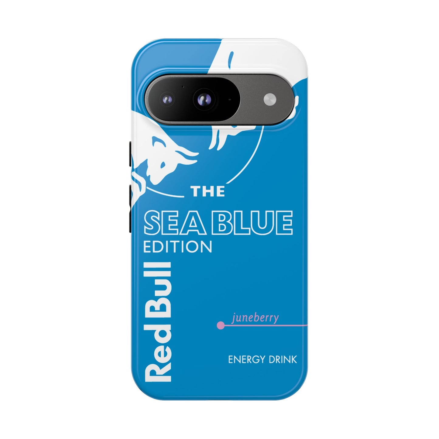 Red Bull Sea Blue Juneberry Edition Samsung Phone Cover & Google Pixel Phone Case