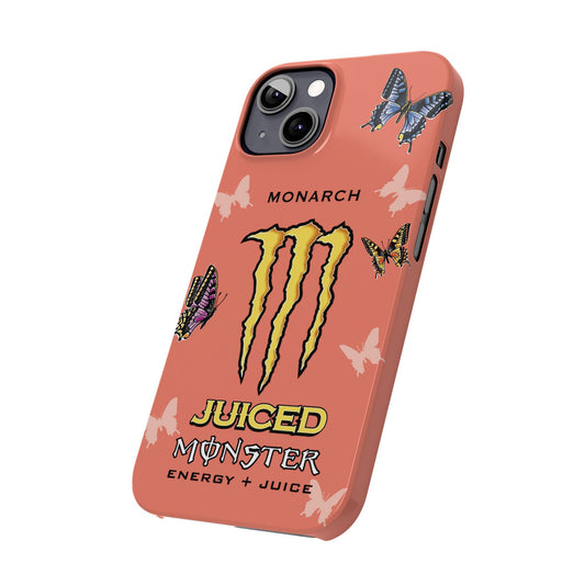Monster Energy Monarch iPhone Case with Butterfly Design