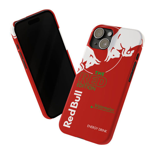Redbull Energy Drink iPhone Case - Red Watermelon edition