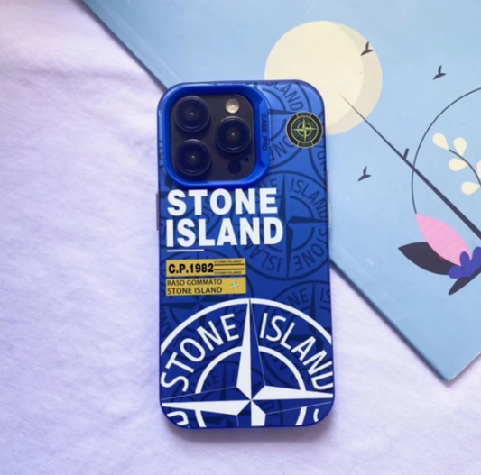 Stone island Blue iPhone Cases